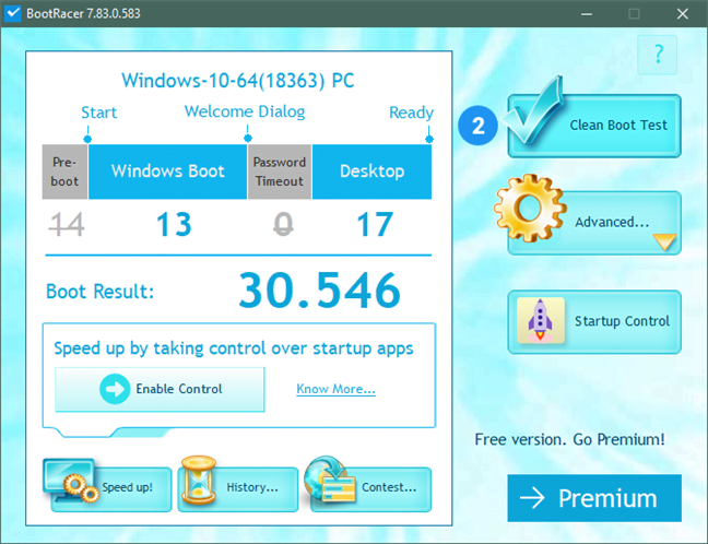 Timpul de pornire al Windows 10 cu SSD-ul ADATA XPG Gammix S50