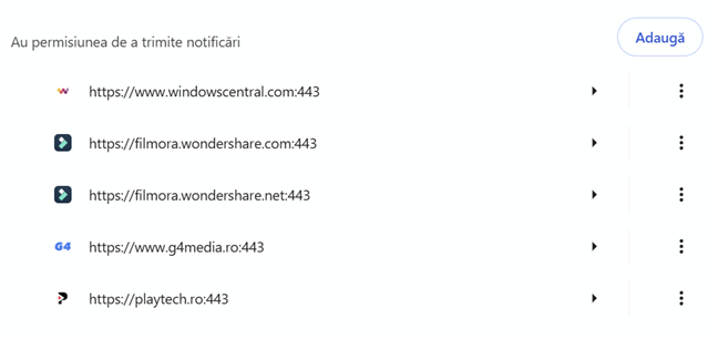 GÄƒseÈ™te site-ul care te deranjeazÄƒ cu notificÄƒri