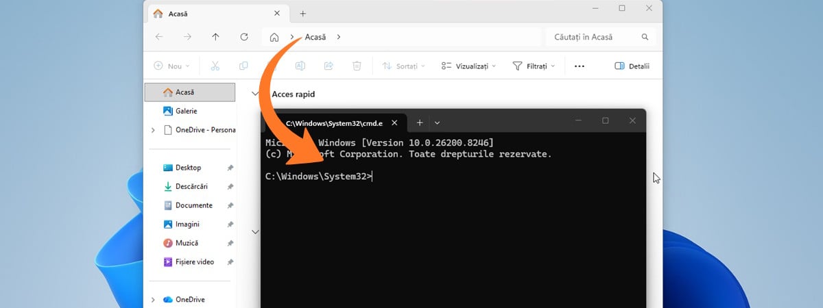 Știai că poți executa comenzi pentru Windows din File Explorer?