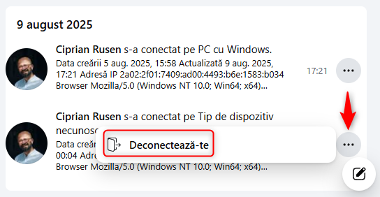 Deconecteaz&Auml; dispozitivele necunoscute
