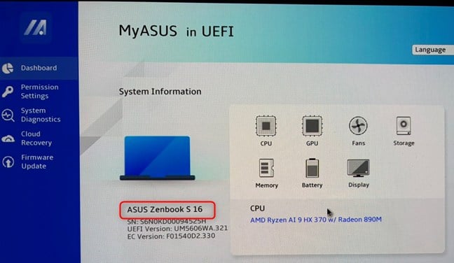 Verific&Auml; &Egrave;i &Atilde;&reg;n UEFI firmware