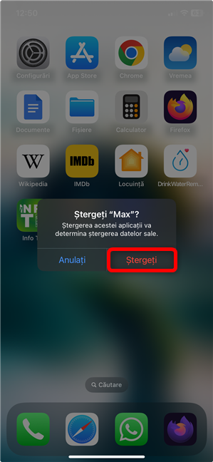 Cum dezinstalezi o aplicaÈie pe iPhone