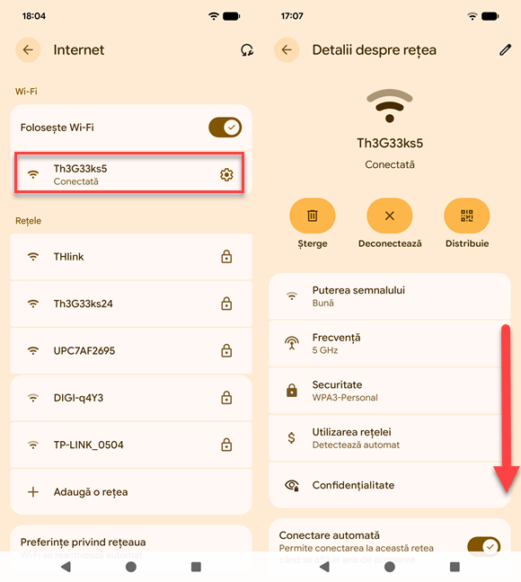 Acceseaz&Auml; propriet&Auml;&Egrave;ile re&Egrave;elei wireless