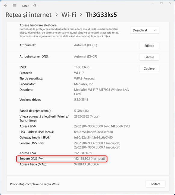 Vezi c&Atilde;&cent;mpul Servere DNS IPv4