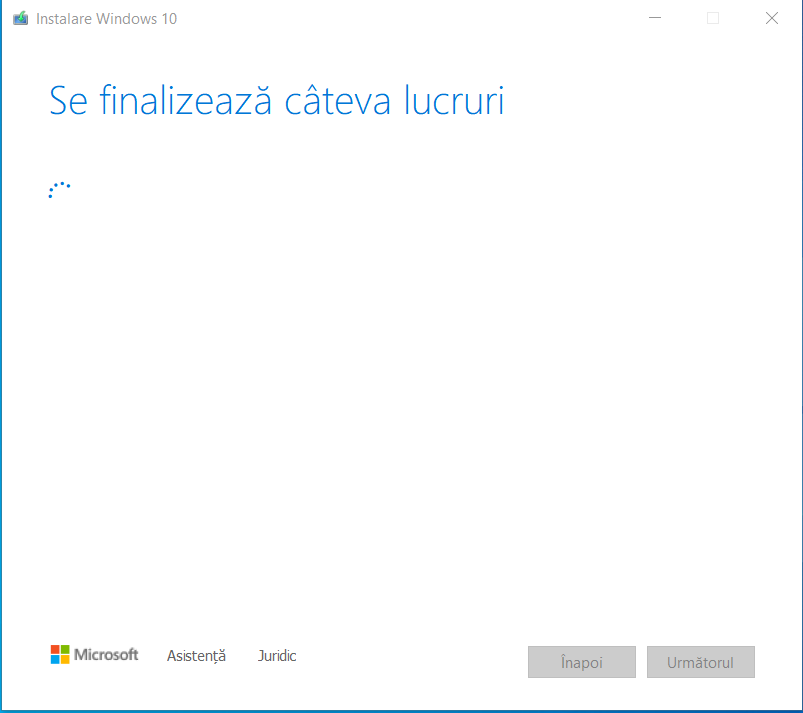 Media Creation Tool are nevoie de ceva timp pentru a porni