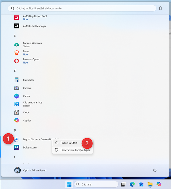 FixeazÄ fiÈierul la Start