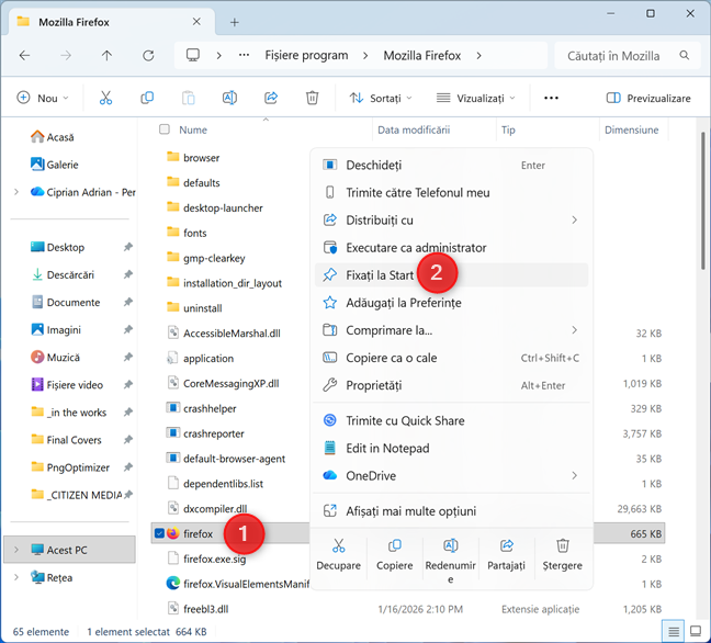 Cum fixezi la Start de la fiÈierul EXE al unei aplicaÈii