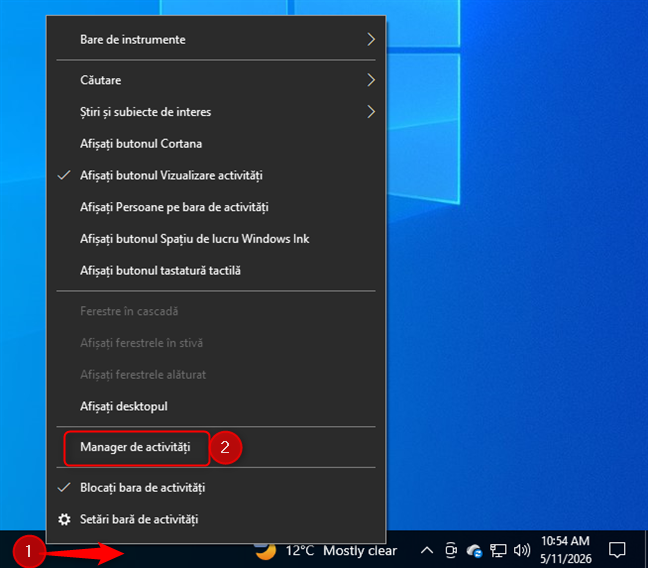 Meniul clic dreapta din Windows 10