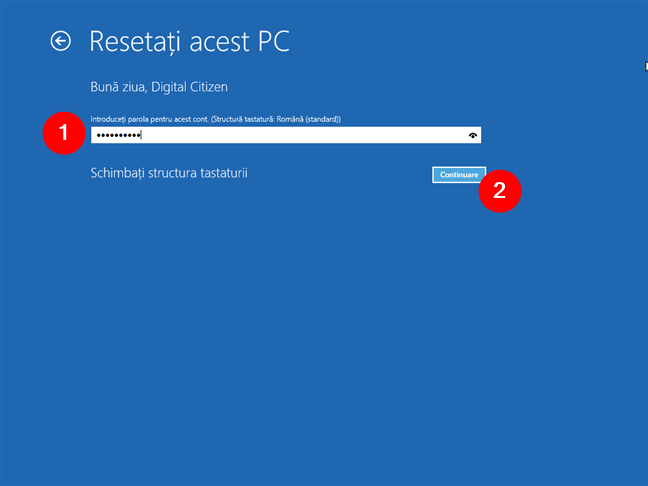 TasteazÄƒ parola contului tÄƒu de utilizator