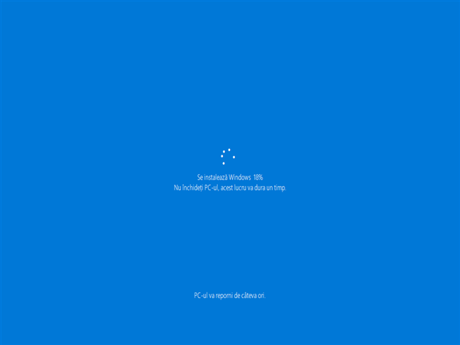 Resetarea PC-ului reinstaleazÄƒ Windows 10