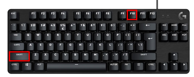 ApasÄ Shift + F10 pentru a deschide CMD la pornire