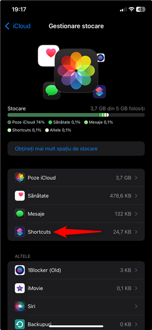 ApasÄ pe aplicaÈia pe care vrei s-o resetezi pe iPhone-ul tÄu