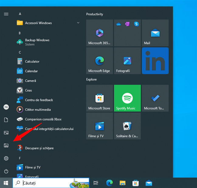 Cum deschizi File Explorer Ã®n Windows 10 folosind butonul sÄƒu din Meniul Start