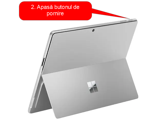 ApasÄ pe butonul de pornire