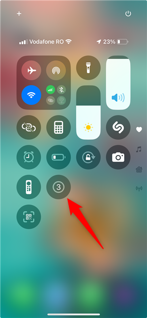 Ai la dispoziÈie 3 secunde pânÄ Ã®ncepe înregistrarea ecranului pe iPhone