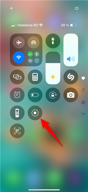 Ãnregistrare ecran pe iPhone