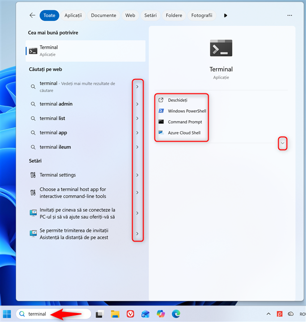 Folose&Egrave;te &Egrave;i s&Auml;ge&Egrave;ile ori op&Egrave;iunile din dreapta