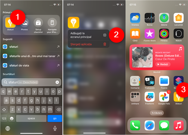 Cum adaugi o aplicaÈ›ie pe Ecranul principal al unui iPhone