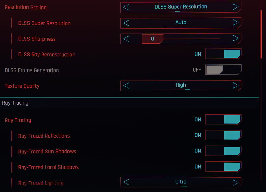 Tehnologii NVIDIA RTX Ã®n Cyberpunk 2077