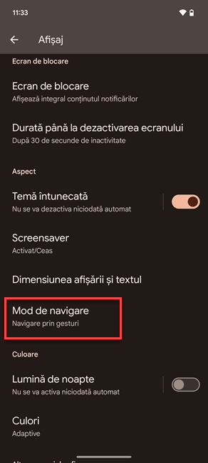 AcceseazÄ Mod de navigare