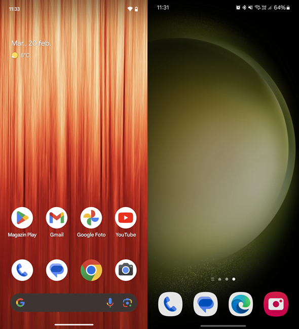 Android nu afiÈeazÄ o barÄ de navigare în partea de jos a ecranului