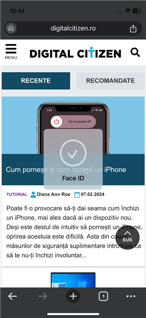 iPhone-ul Ã®È›i confirmÄƒ identitatea