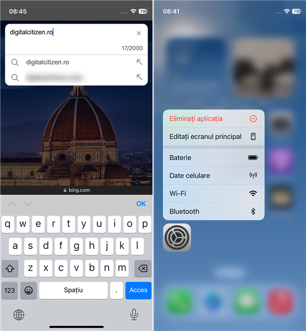 Feedbackul haptic poate fi perceput în diverse interacÈiuni cu iPhone-ul tÄu