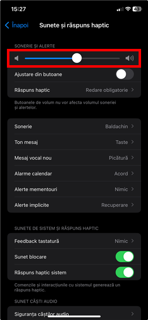Cum schimbi volumul alarmei pe iPhone