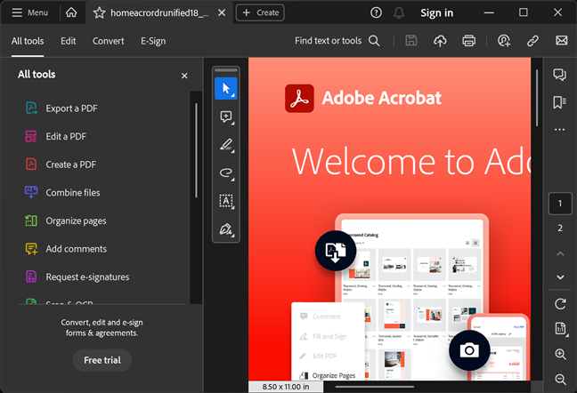 Adobe Acrobat Reader DC ruleazÄƒ prin emulare pe laptopurile Windows cu ARM