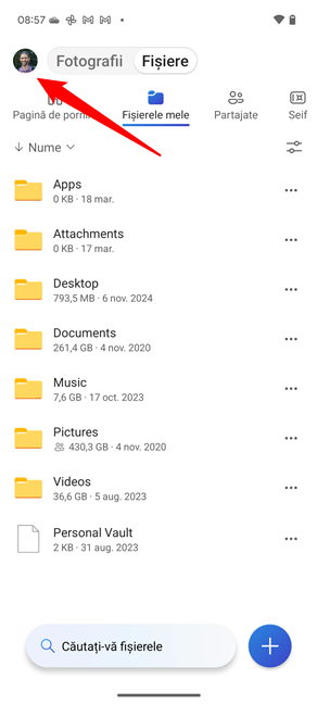 ApasÄ pe avatarul tÄu, din colÈul din stânga sus