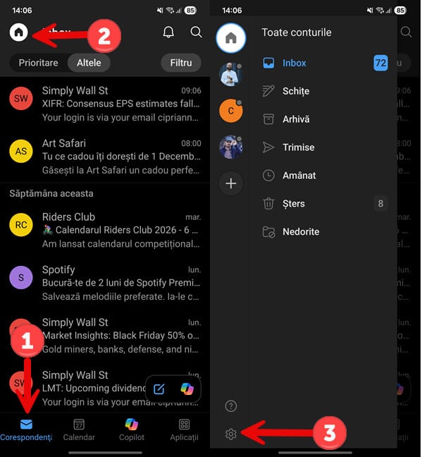 ApasÄ pe CorespondenÈÄ > AcasÄ > SetÄri