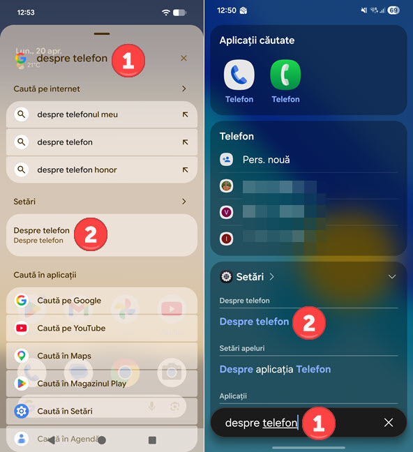 CautÄ despre telefon