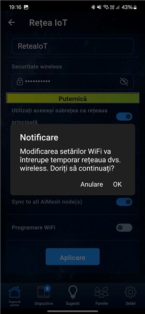 ApasÄ pe OK pentru a continua