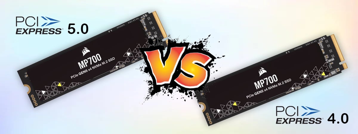 PCIe 5.0 vs. PCIe 4.0 pentru SSD-uri