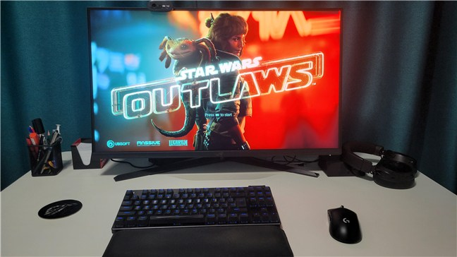 Jucând Star Wars Outlaws pe un PC cu un SSD Lexar Professional NM1090 de 2TB