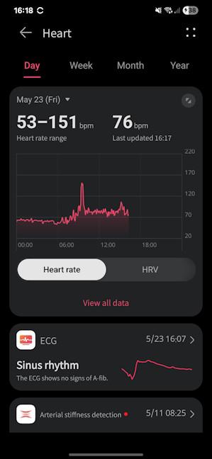 HUAWEI WATCH FIT 4 Pro monitorizeazÄ mai multe aspecte ale sÄnÄtÄÈii inimii tale