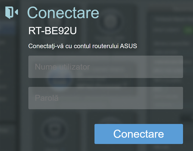 ConecteazÄ-te la routerul tÄu ASUS