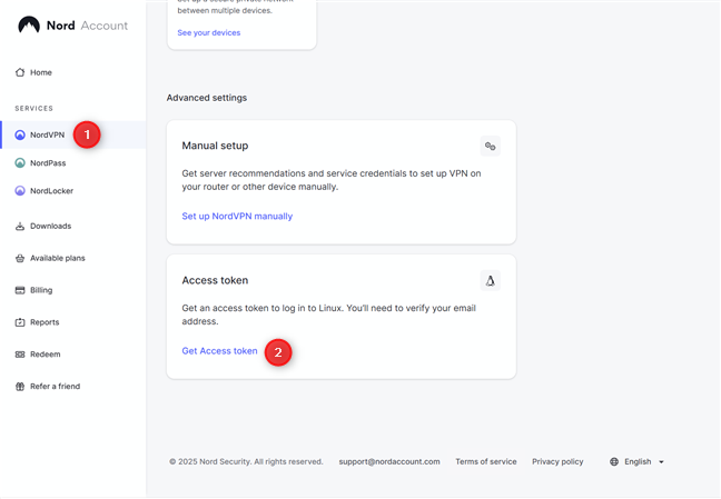 ConecteazÄ-te la NordVPN, acceseazÄ serviciile tale Èi obÈine un token de acces