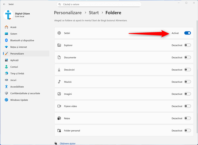 ActiveazÄ comutatoarele scurtÄturilor pe care le vrei