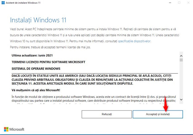 Microsoft ofer&Auml; Asistentul de instalare Windows 11 pentru un upgrade u&Egrave;or