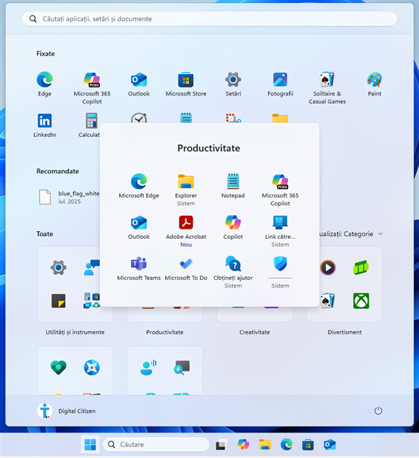 Vizualizarea Categorie nu poate fi personalizat&Auml;