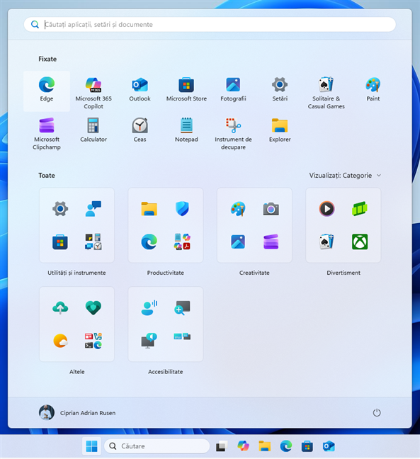 Acum po&Egrave;i elimina sec&Egrave;iunea Recomandate din Meniul Start