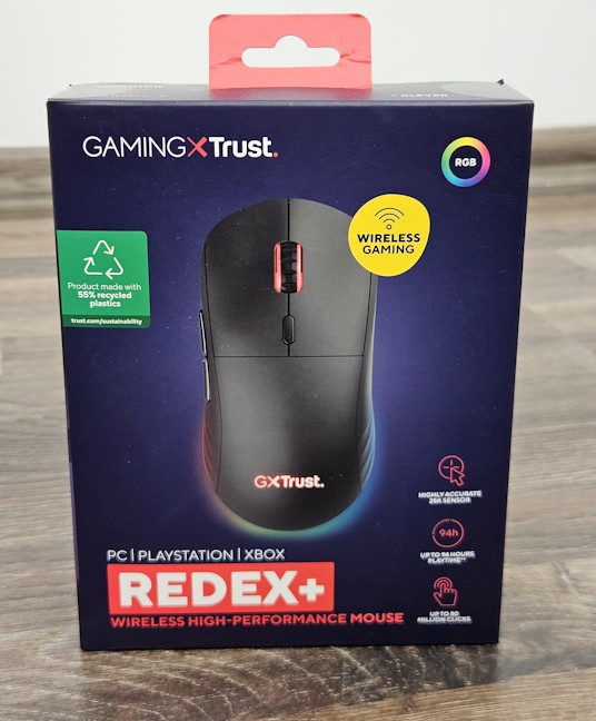 Ãmi place ambalajul produsului Trust GXT927 Redex+
