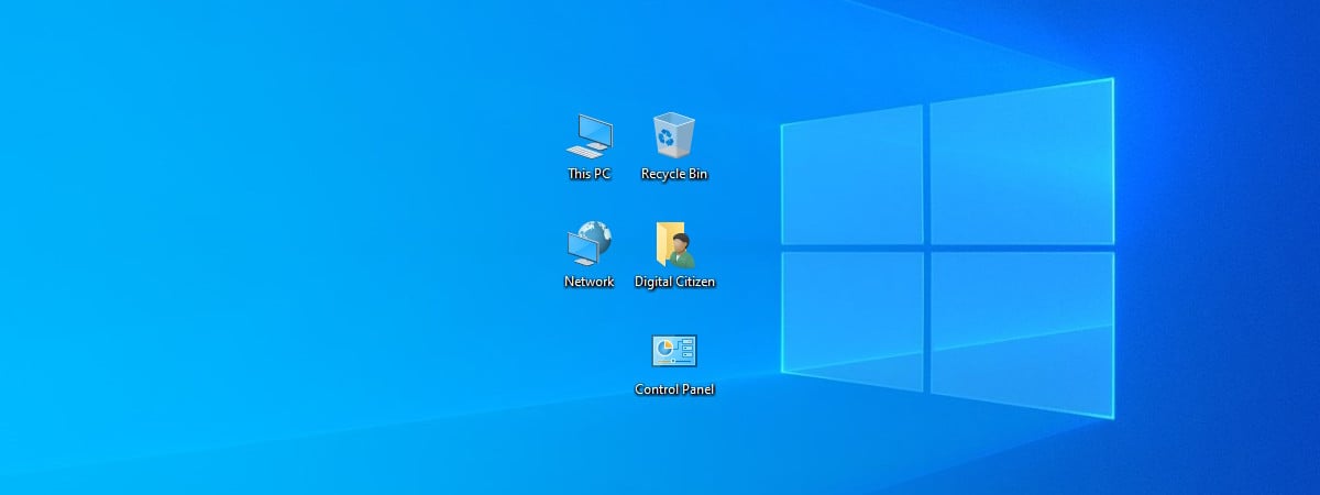 Cum recuperezi pictogramele de pe desktop în Windows 10