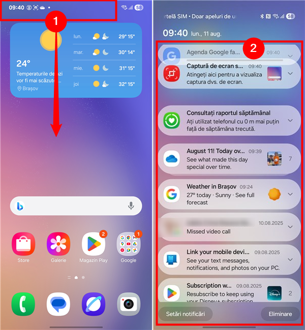 Cum vezi notificÄrile pe un Samsung Galaxy