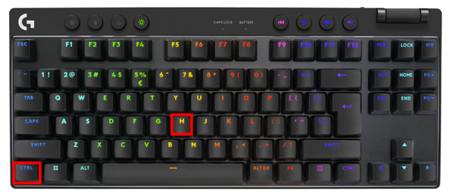 FoloseÈ™te aceastÄƒ combinaÈ›ie de taste pentru a accesa Istoricul Ã®n Edge