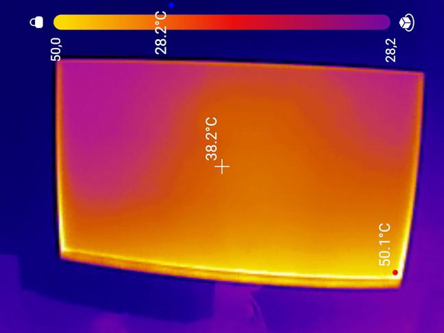 La un refresh de 320 Hz ecranul se încÄlzeÈte destul de tare