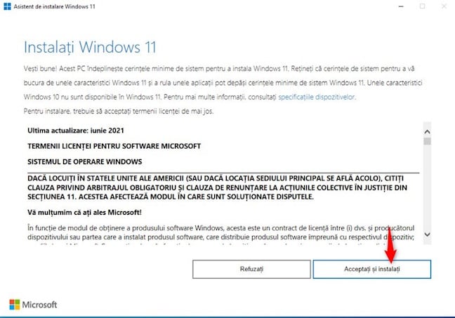 Microsoft oferÄ Asistentul de instalare Windows 11 pentru un upgrade uÈor