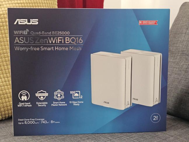 ÃŽn interior, am instalat ASUS ZenWiFi BQ16