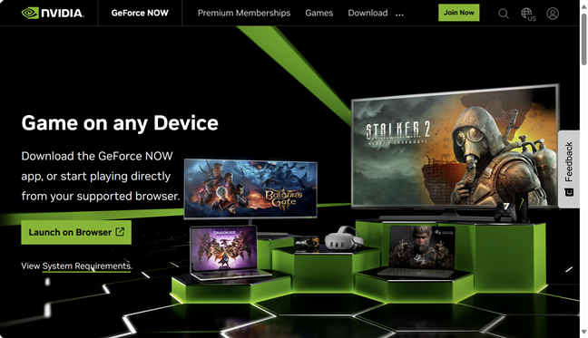 DescarcÄƒ aplicaÈ›ia GeForce NOW